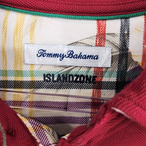 Tommy Bahama Islandzone Pique Polo Shirt Mens Size XL Red Short Sleeve - Picture 5 of 9